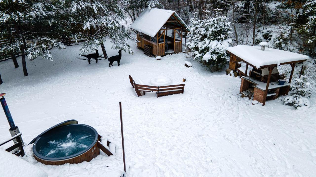 Chata Pod Lasem Poreba (Myslenice) Exterior foto