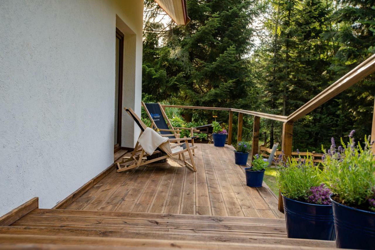 Chata Pod Lasem Poreba (Myslenice) Exterior foto